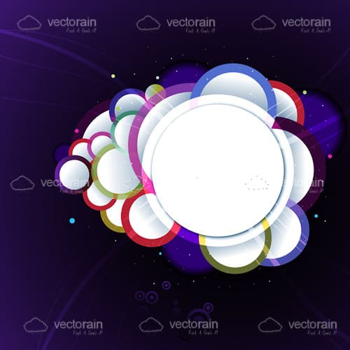 Multicoloured Circle Background